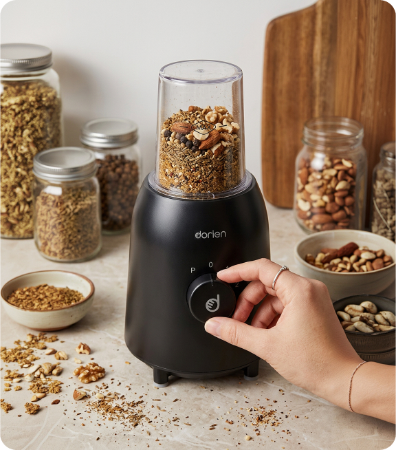 2in1 Blender with Grinder - Grinding Spices & Nuts