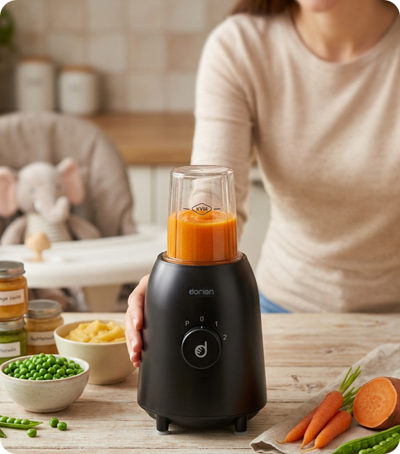 2in1 Blender with Grinder - Homemade Baby Food