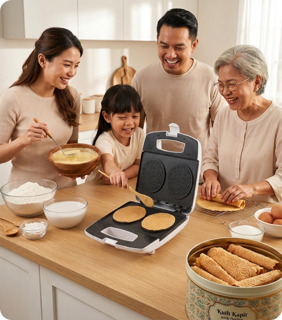 Egg Roll Maker - Weekend Family Baking Tradition