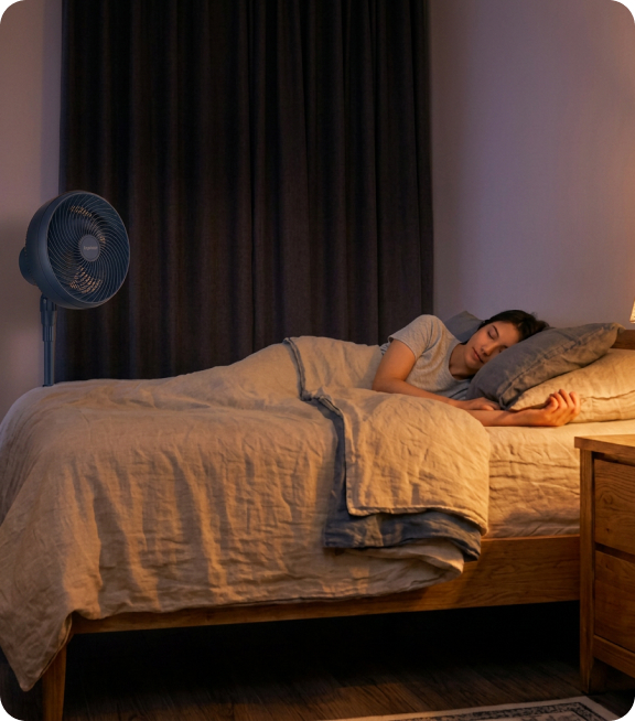 Circulation Fan - All-Night Bedroom Comfort
