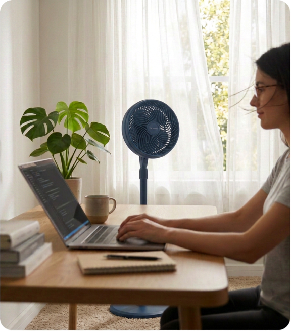 Circulation Fan - All-Day Desk Comfort