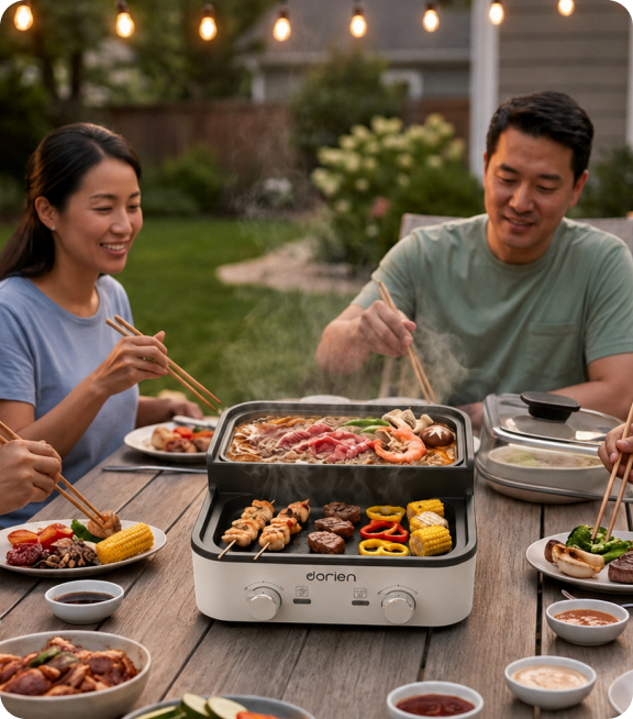 2in1 Grill & Pot - BBQ Grill Nights