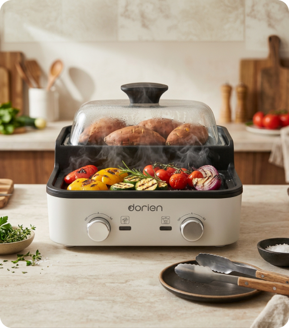 2in1 Grill & Pot - Healthy Steaming Sessions