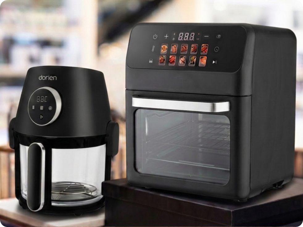 Dorien appliances on a kitchen counter
